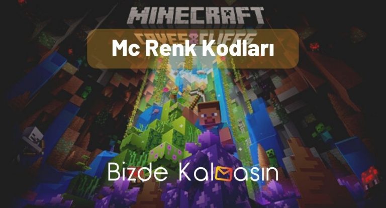 Minecraft Renk Kodlar T M Kodlar Bizde Kalmas N