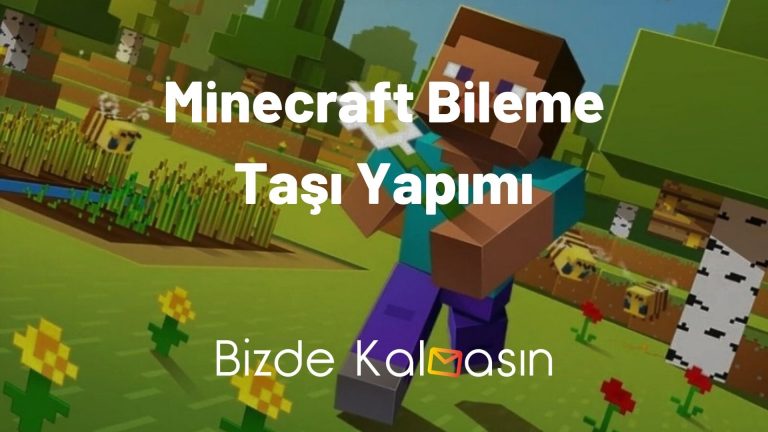 Minecraft Bileme Taşı Yapımı