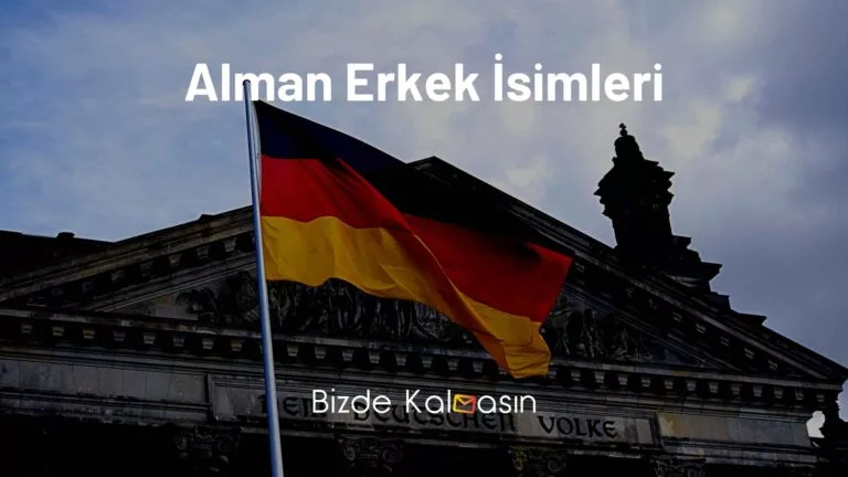 Alman Erkek İsimleri