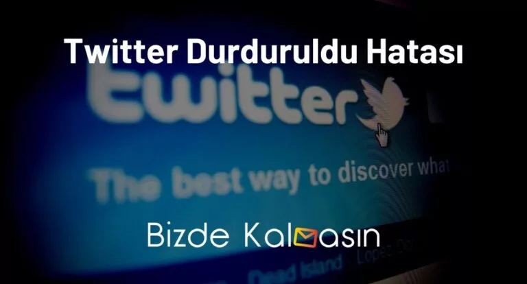 Twitter Durduruldu Hatası 2024 Nasıl Çözülür?