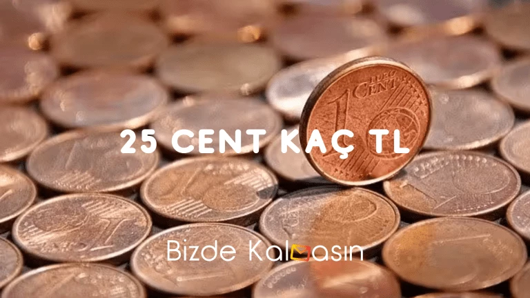 25 Cent Kaç TL 2024 – 25 Cent Ne Kadar