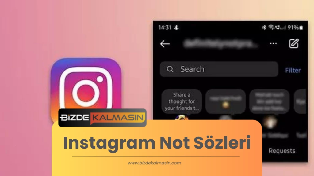 Instagram Not Sözleri