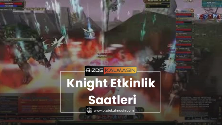 Knight Etkinlik Saatleri – Knight Online 1+1 Etkinliği 2024 
